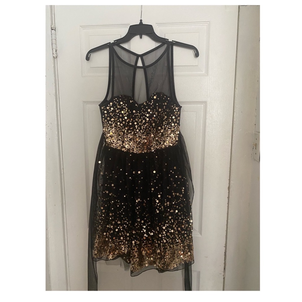 Formal Black and Gold Dress